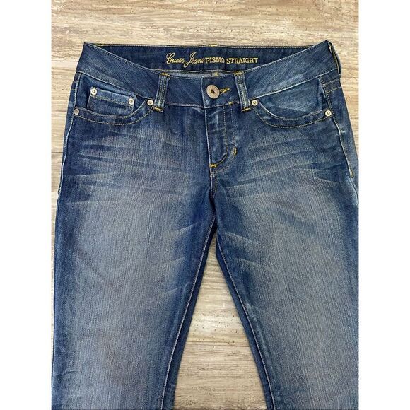 Guess Pismo Straight Leg Jeans Mid Rise Women’s Sz 29 - Picture 2 of 7